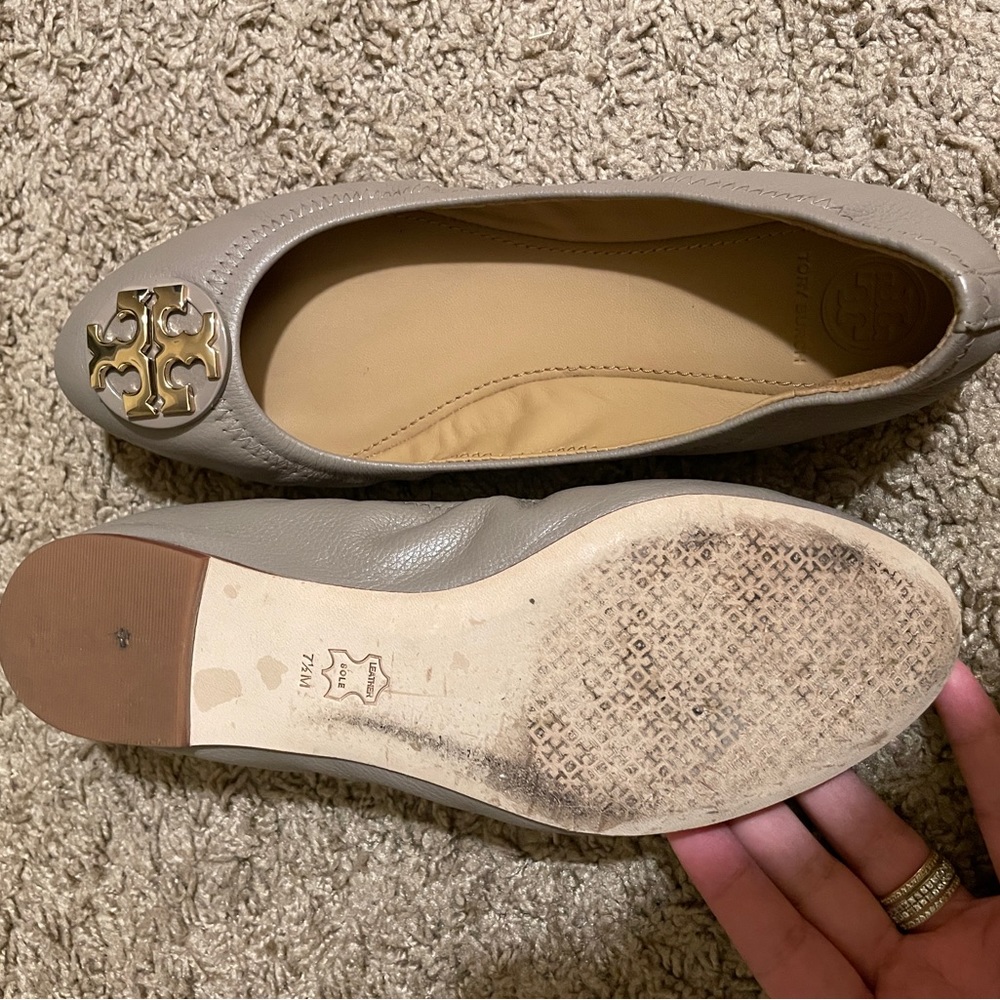 Flat, worn once
